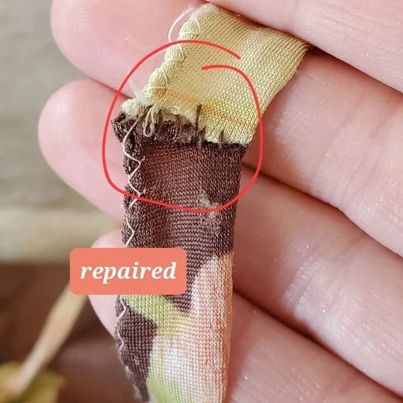 VTG Long Slip Babydoll Dress Brown 2 Pc Robe Set Peach Sz S Loungewear 70s Nylon - Picture 9 of 16